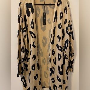 XL lightweight Animal print Cardigan